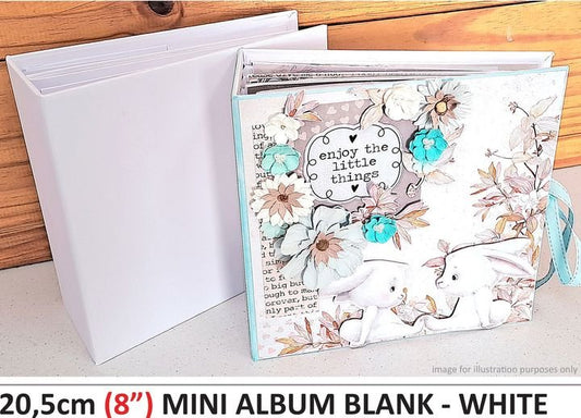 Celebr8 - 8" Mini Album Blank - White