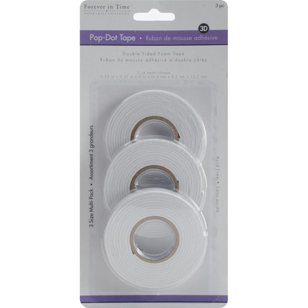 3D Pop Dot Dual-Adhesive Foam Mount Tape