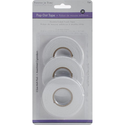 3D Pop Dot Dual-Adhesive Foam Mount Tape