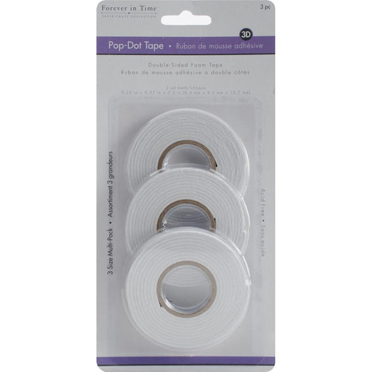 3D Pop Dot Dual-Adhesive Foam Mount Tape