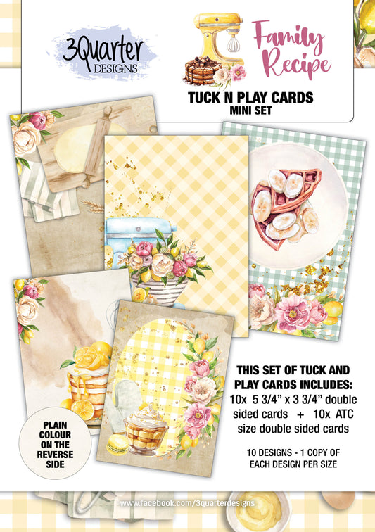 3Quarter Designs - Family Recipe Tuck 'N' Play Cards Mini Set