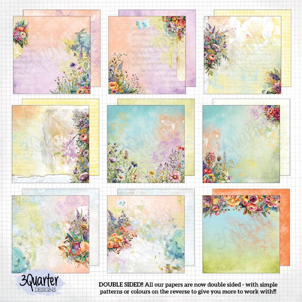 3Quarter Designs - Heavenly Wildflowers