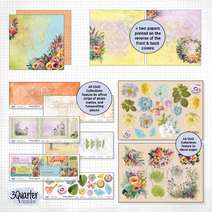 3Quarter Designs - Heavenly Wildflowers