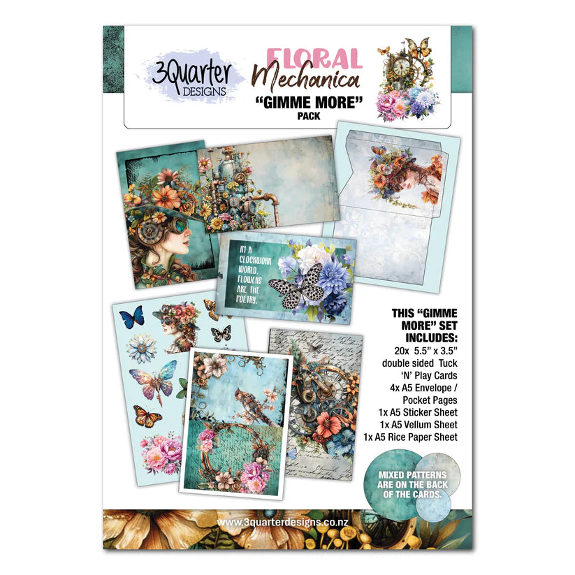 3Quarter Designs - Floral Mechanica "Gimme More" Pack