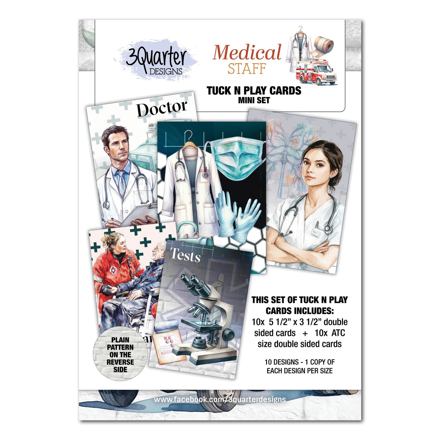 3Quarters Designs - Medical Staff - Mini Tuck n Plays