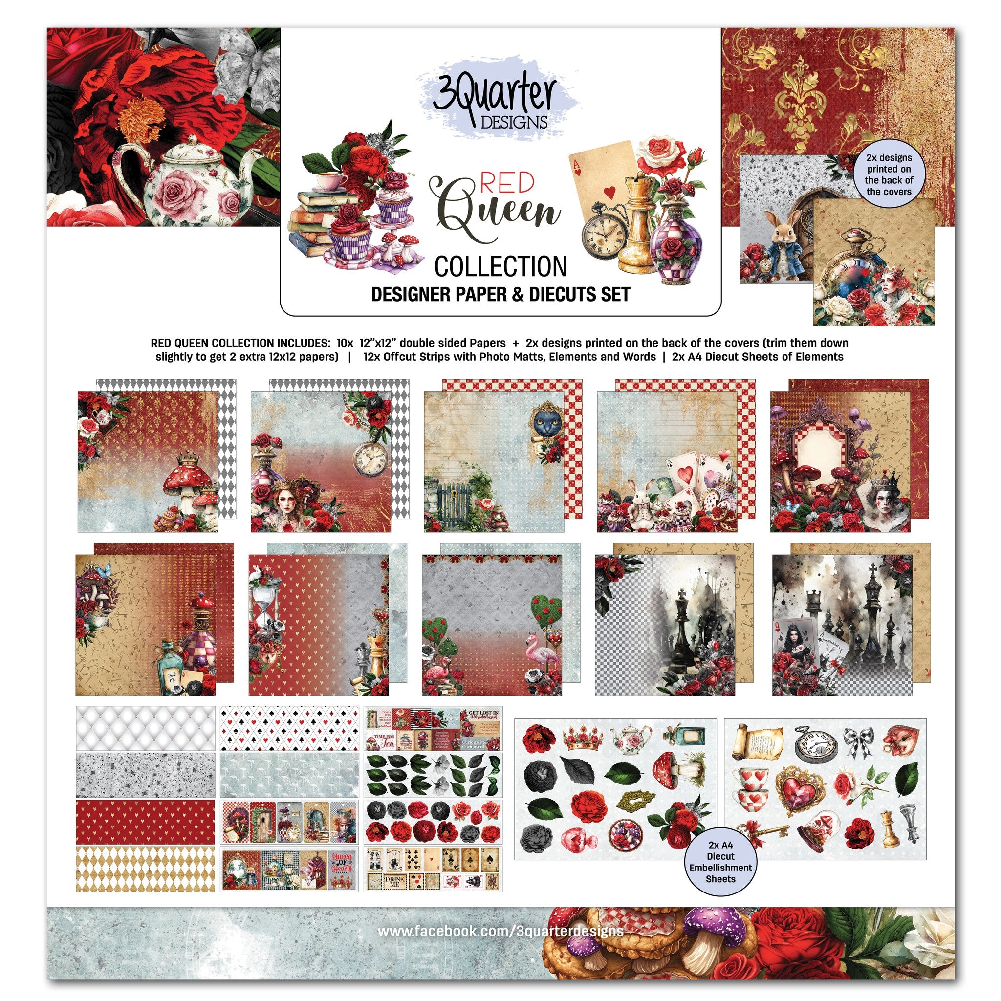 3Quarters Designs - Red Queen - 12