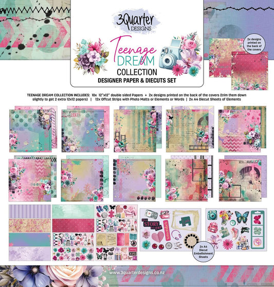 3Quarters Designs - Teenage Dream - 12"x12" Pack