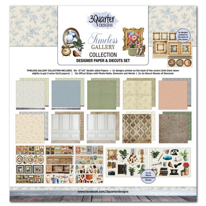 3Quarters Designs - Timeless Gallery Collection - 12"x12" Pack