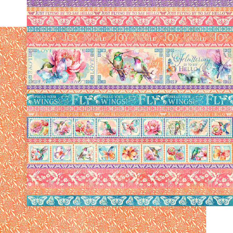 Graphic 45 Collection Pack 12"X12" - Flight of Fancy