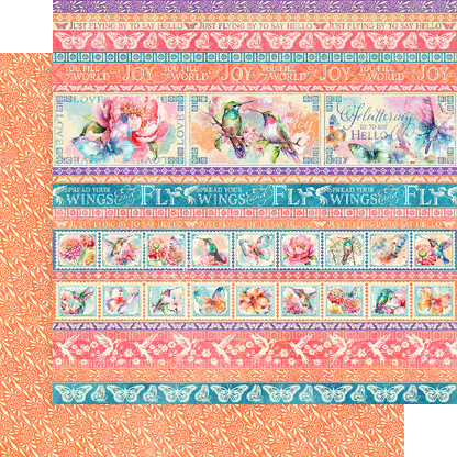 Graphic 45 Collection Pack 12"X12" - Flight of Fancy