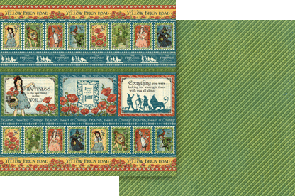 Graphic 45 Collection Pack 12"X12" - Wonder Of Oz