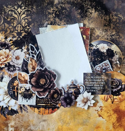 3Quarters Designs - Golden Ebony - 12"x12" Pack
