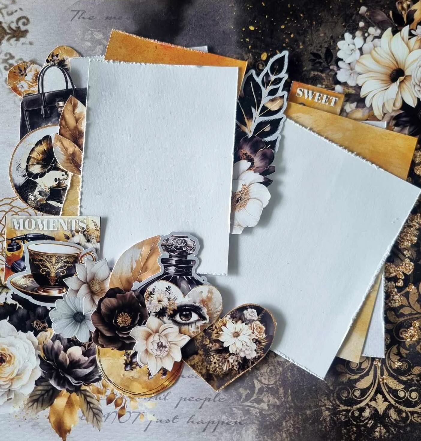 3Quarters Designs - Golden Ebony - 12"x12" Pack