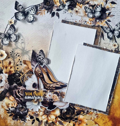 3Quarters Designs - Golden Ebony - 12"x12" Pack