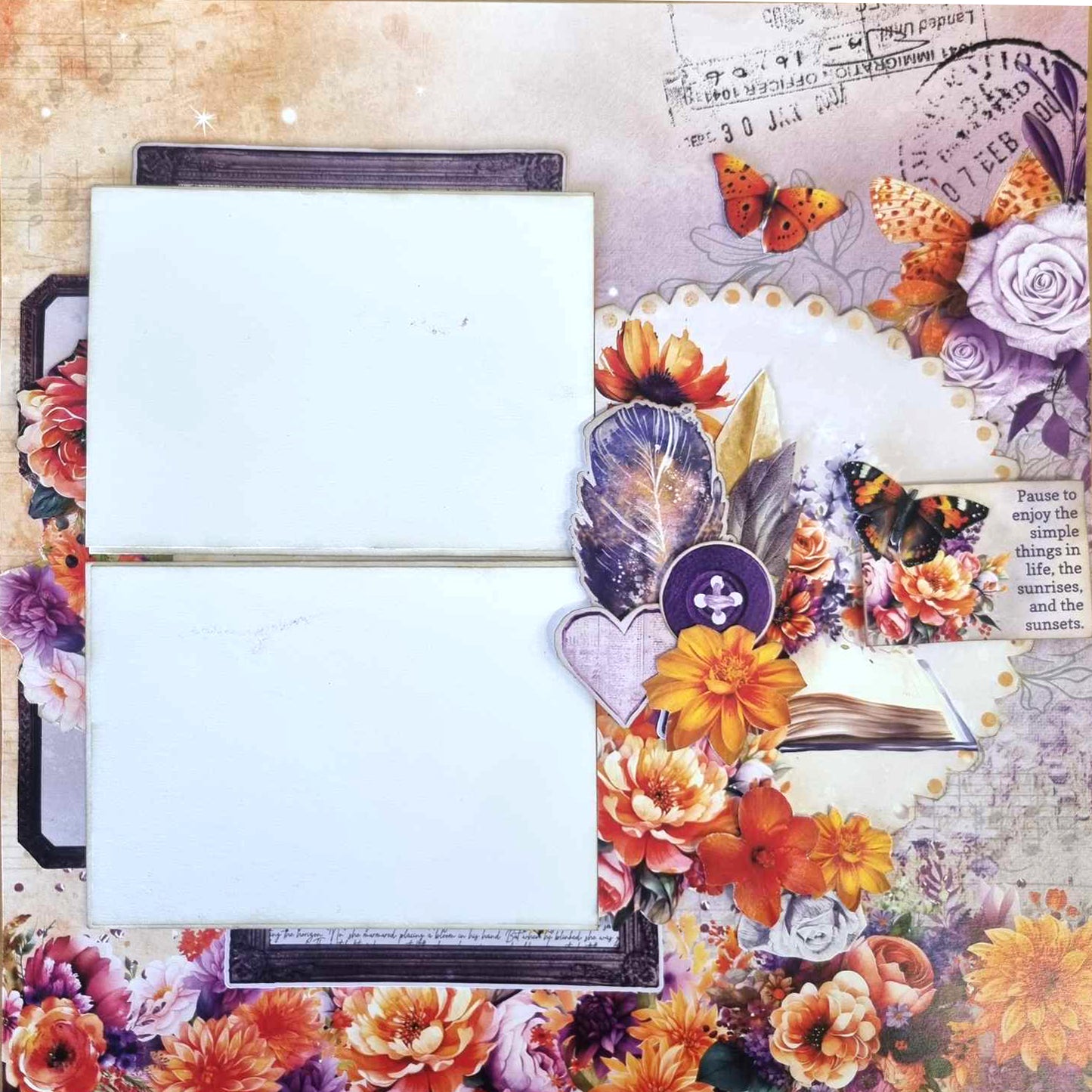 3Quarters Designs - Dawn's Glow - 12"x12" Pack