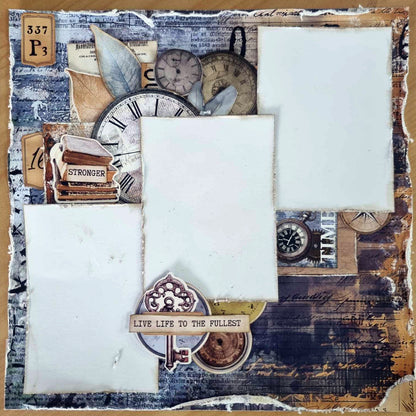 3Quarters Designs - Eclectic Clockwork - 12"x12" Pack