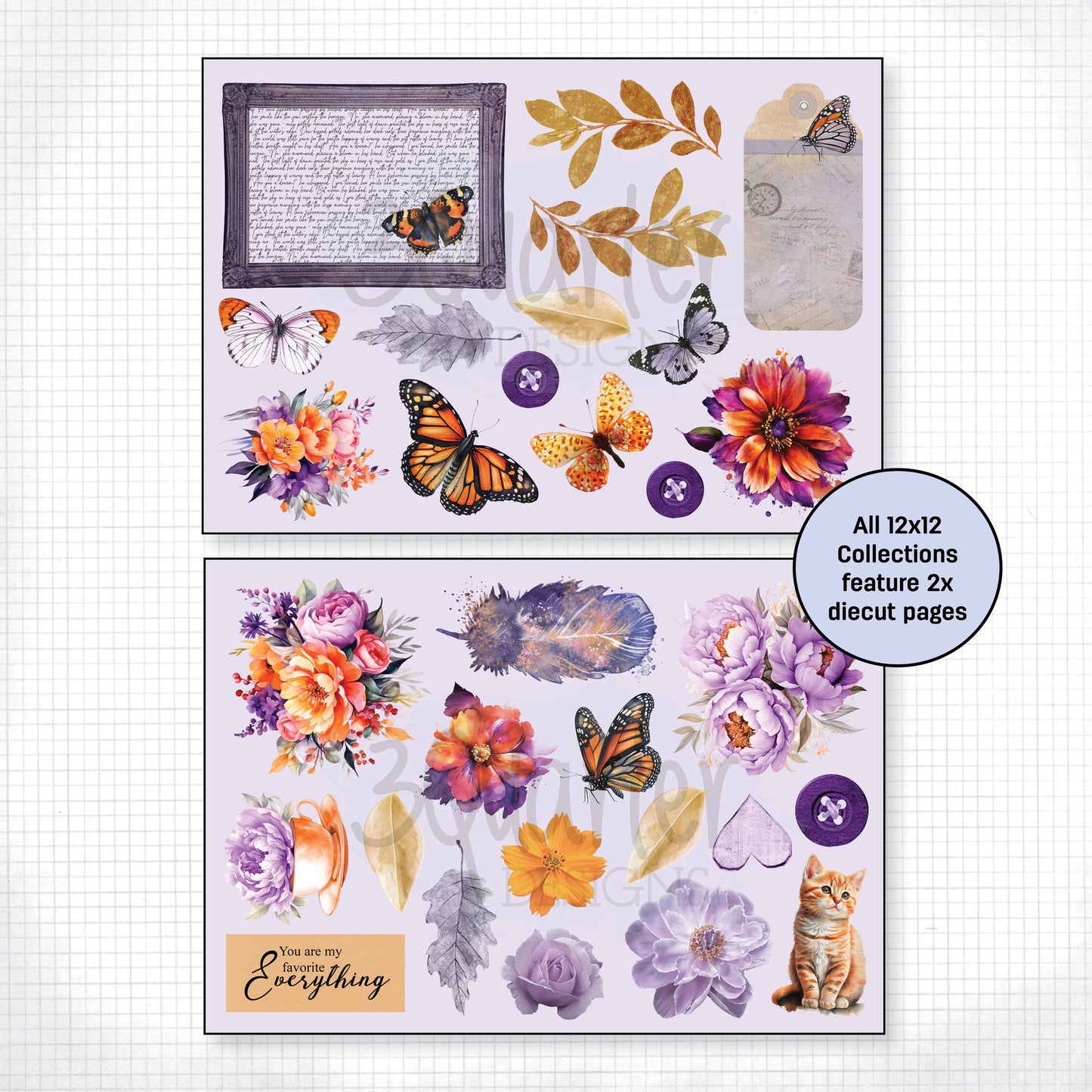3Quarters Designs - Dawn's Glow - 12"x12" Pack