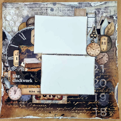 3Quarters Designs - Eclectic Clockwork - 12"x12" Pack