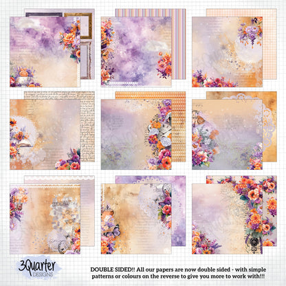 3Quarters Designs - Dawn's Glow - 12"x12" Pack