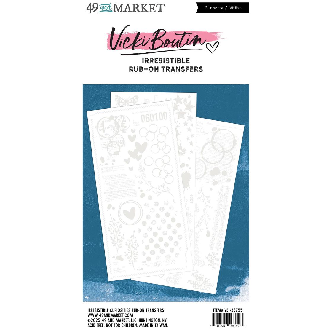 49 And Market Chipboard Set - Irresistible Curiosities by Vicki Boutin