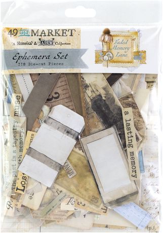 49 and Market - Faded Memory Lane Ephemera Set by Nuneka and Art House Whimsy
