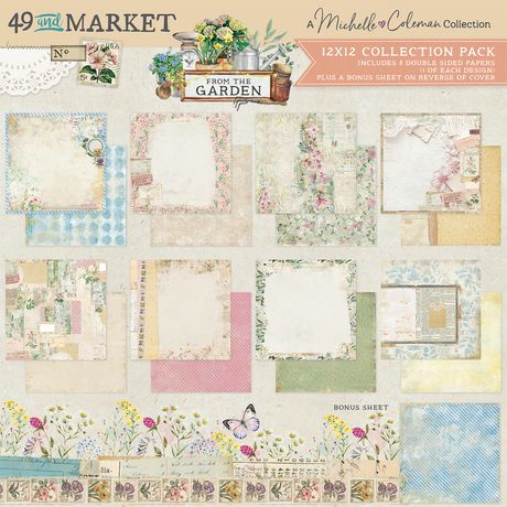49 and Market - From the Garden 12x12 Collection Pack by Michelle Coleman