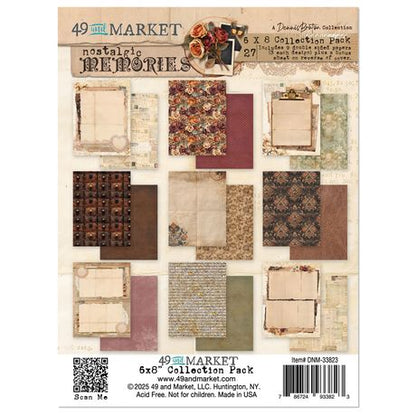 49 and Market - Nostalgic Memories 6x8" Collection Pack by Dennis Bruton