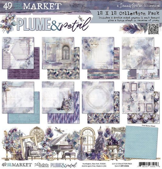 49 and Market - Plume & Petal 12x12 Collection Pack by Dennis Bruton