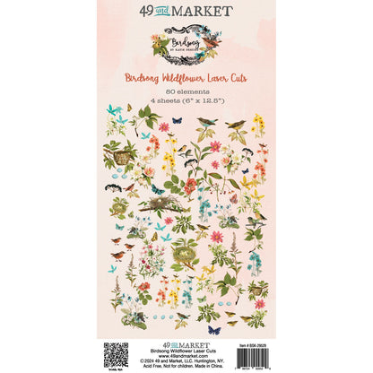 49 and Market Birdsong Wildflower Laser Cut Outs