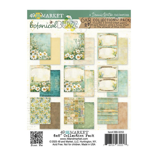 49 and Market Botanical Buzz 6x8 Collection Pack by Dennis Bruton