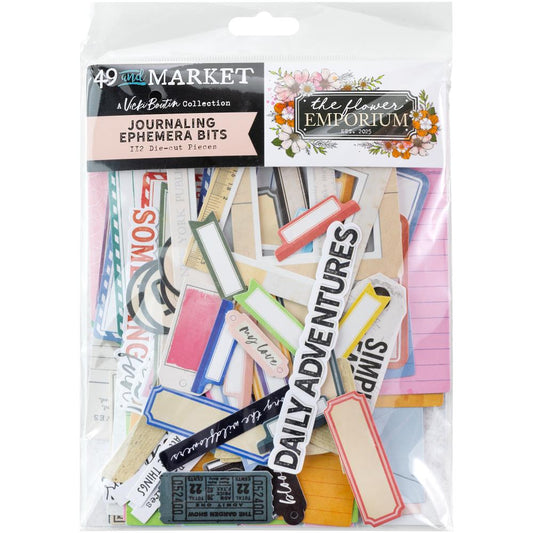 49 and Market The Flower Emporium Journaling Ephemera Bits By Vicki Boutin