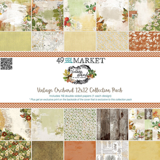 49 and Market Vintage Orchard Collection Pack 12"x12"