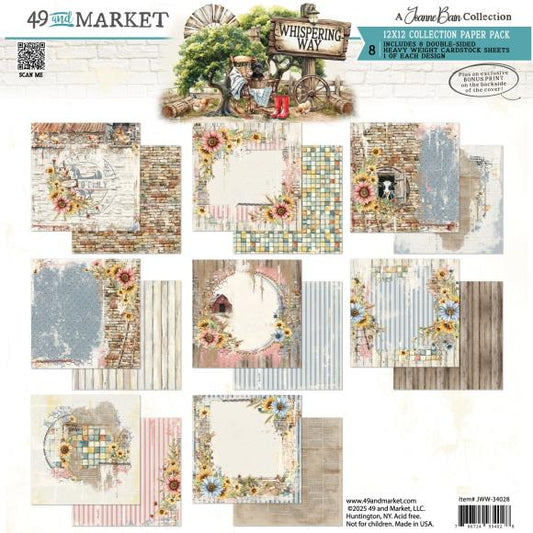 49andMarket - Whispering Way 12x12 Collection Paper Pack by Joanne Bain