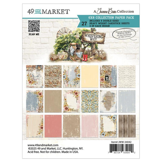 49andMarket - Whispering Way 6x8 Collection Paper Pack by Joanne Bain
