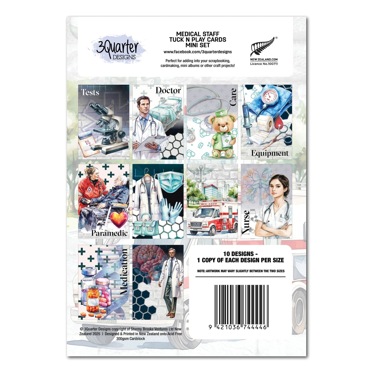 3Quarters Designs - Medical Staff - Mini Collection + Mini Tuck n Plays