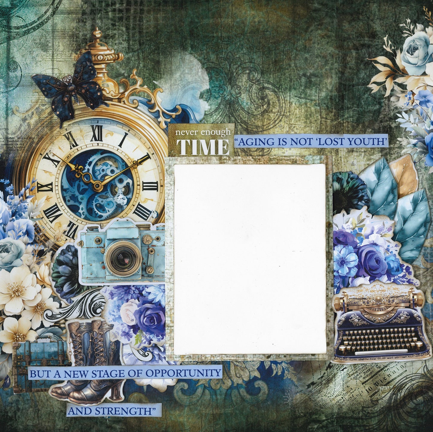 3Quarters Designs - Grunged Baroque - 12"x12" Pack
