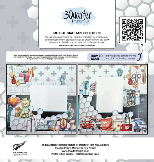3Quarters Designs - Medical Staff - Mini Collection + Mini Tuck n Plays