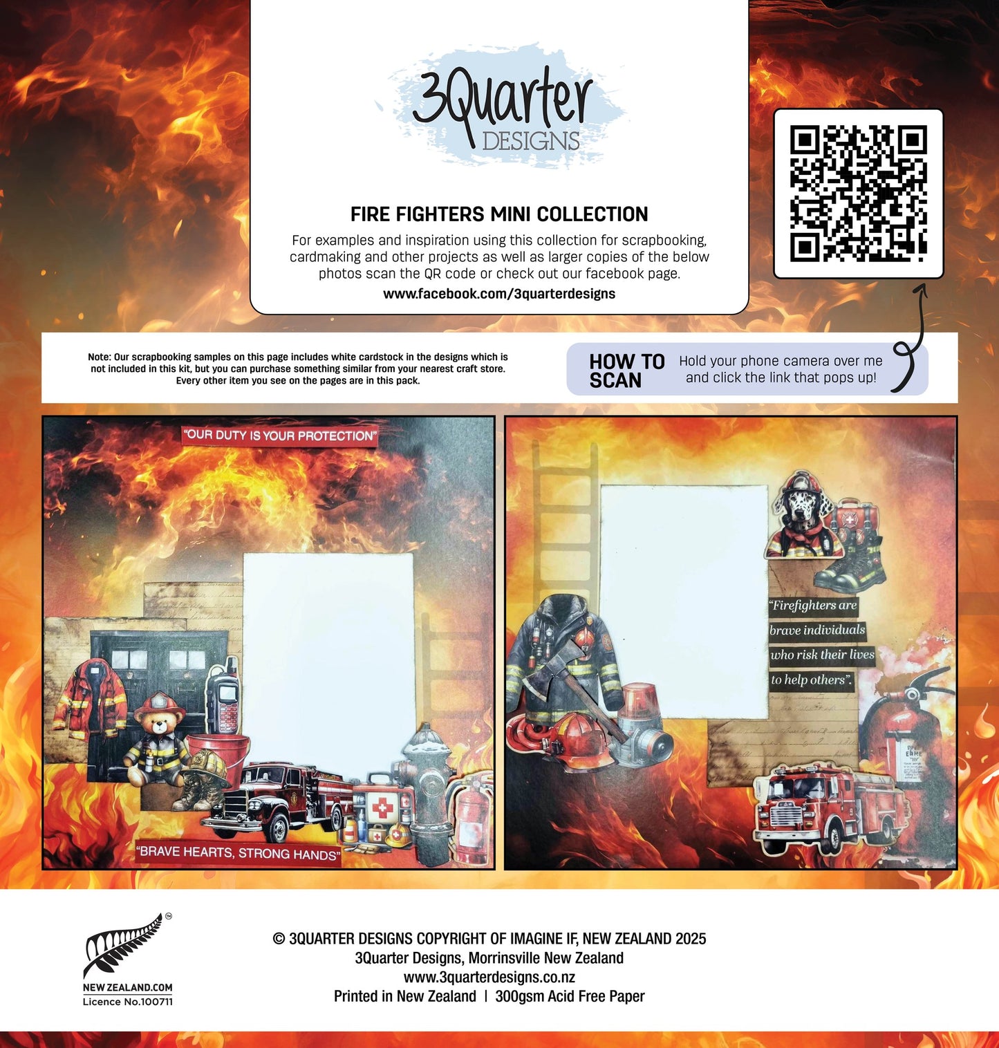 3Quarters Designs - Fire Fighters - Mini Collection + Mini Tuck n Plays