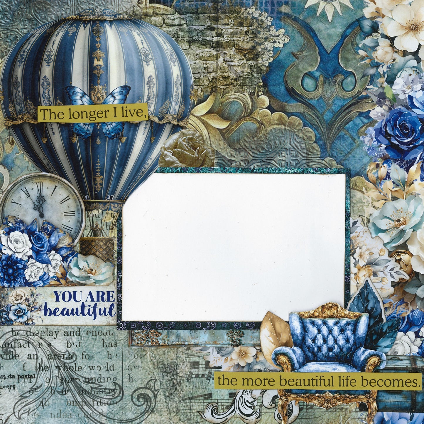 3Quarters Designs - Grunged Baroque - 12"x12" Pack