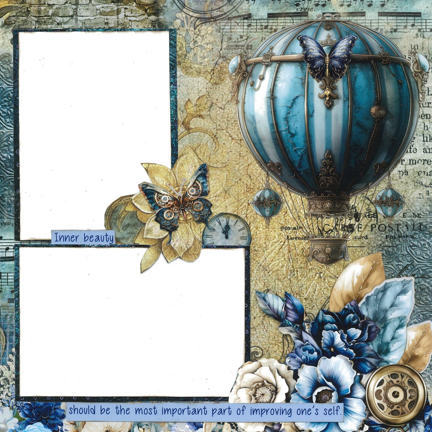 3Quarters Designs - Grunged Baroque - 12"x12" Pack