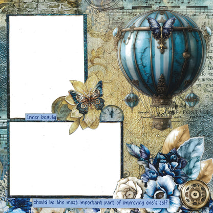 3Quarters Designs - Grunged Baroque - 12"x12" Pack