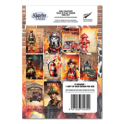 3Quarters Designs - Fire Fighters - Mini Collection + Mini Tuck n Plays