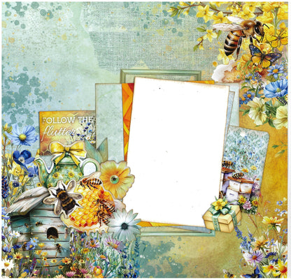 3Quarters Designs - Honey Fields - 12"x12" Pack