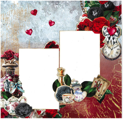 3Quarters Designs - Red Queen - 12"x12" Pack