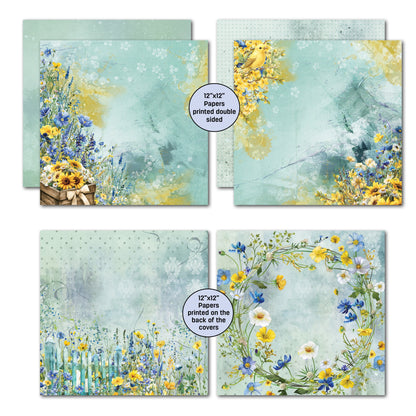 3Quarters Designs - Honey Fields - 12"x12" Pack