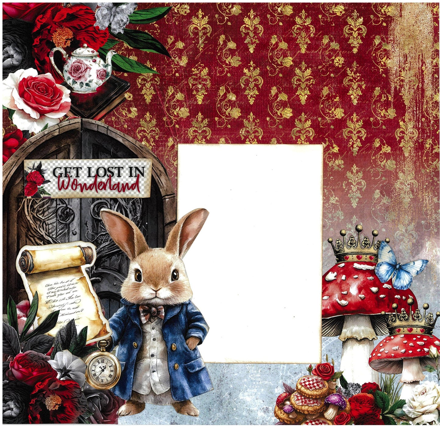 3Quarters Designs - Red Queen - 12"x12" Pack