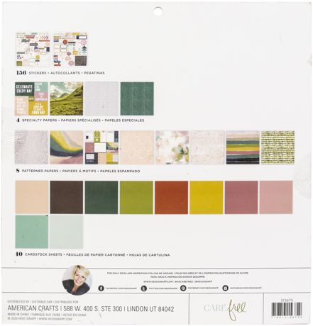 Heidi Swapp Care Free Project Pad 12"X12"