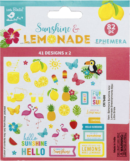 Sunshine & Lemonade Ephemera Pack