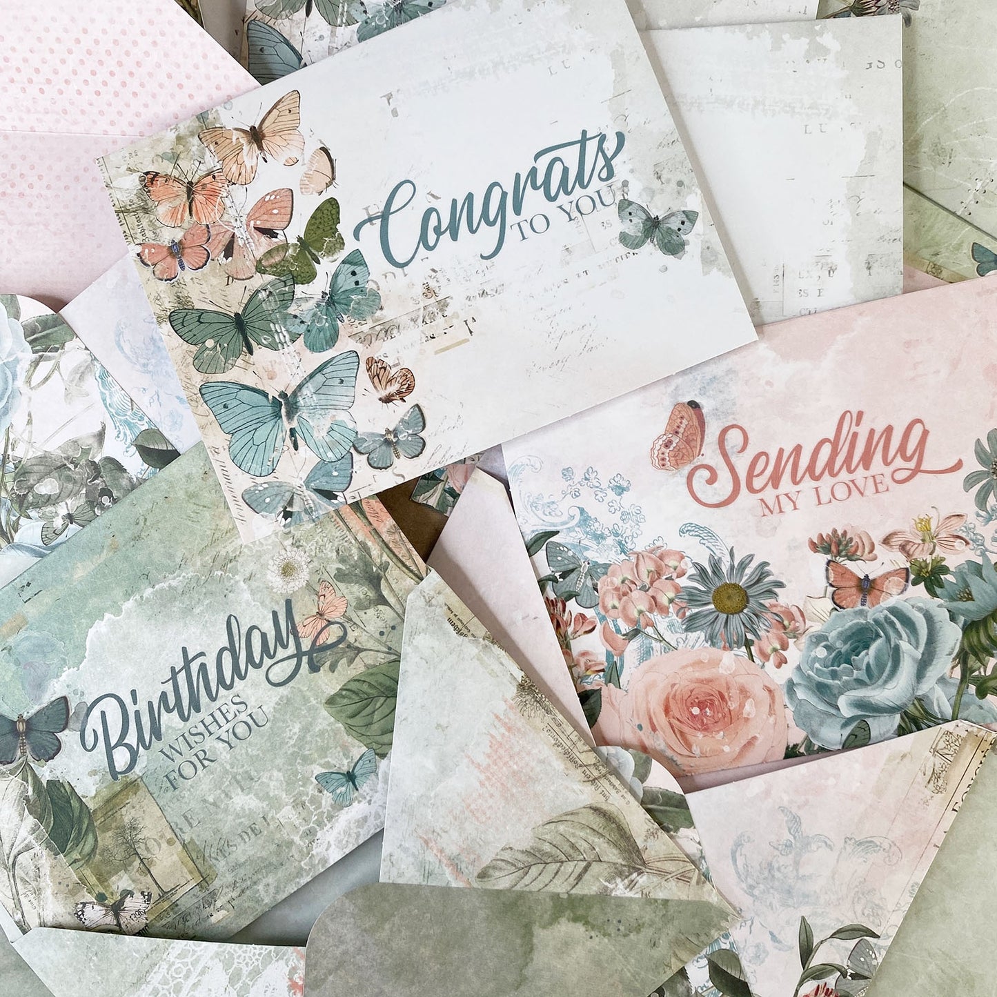 Vintage Artistry - Tranquility Card Kit