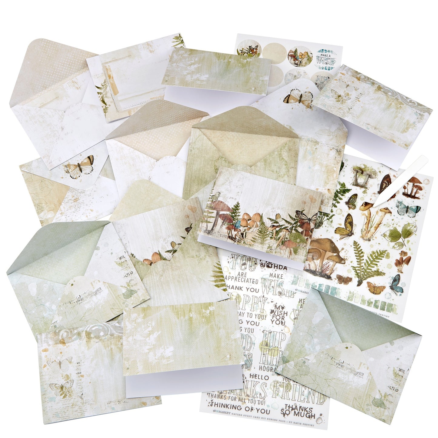 Vintage Artistry - Nature Study Card Kit